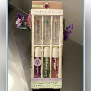 Flower Lip Balm & Botanical Lip Oil Set